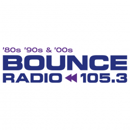 wordmark logo for Bounce Radio 105.3